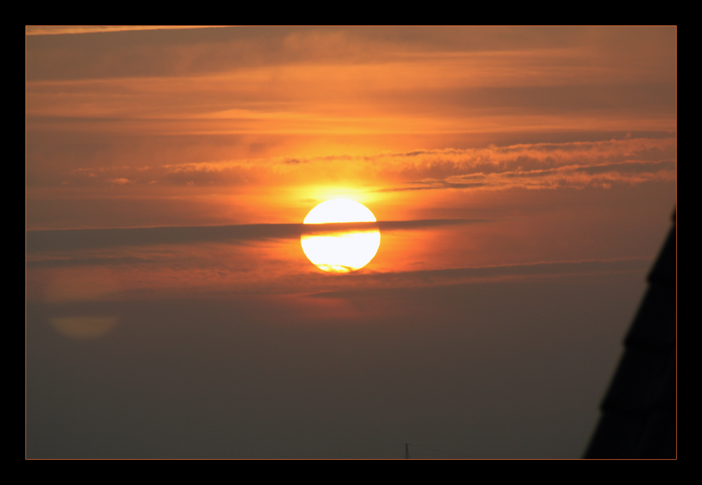 Sonnenaufgang ... heute morgen