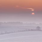 Sonnenaufgang heute Morgen bei -5°C