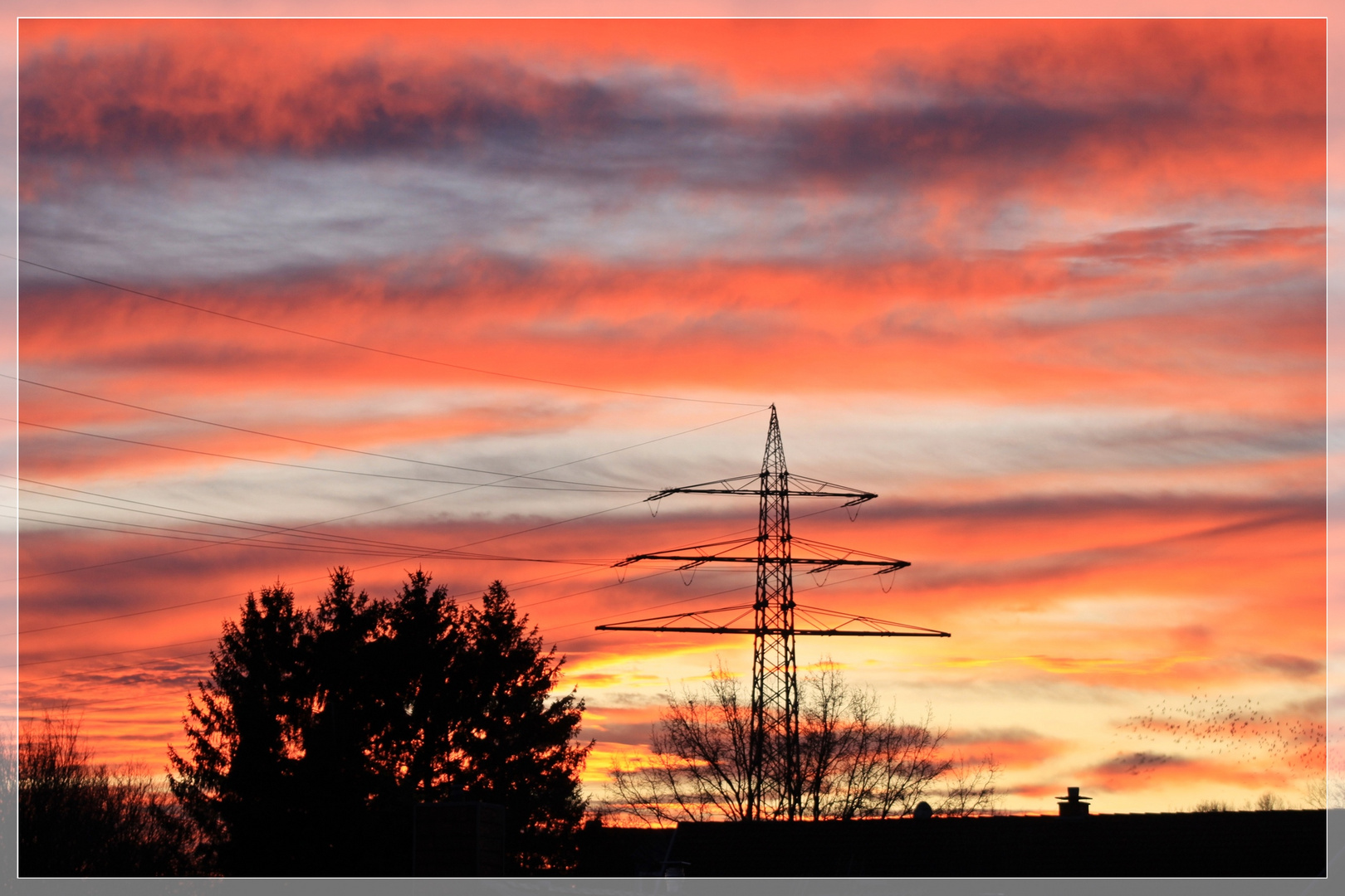 Sonnenaufgang heute Morgen