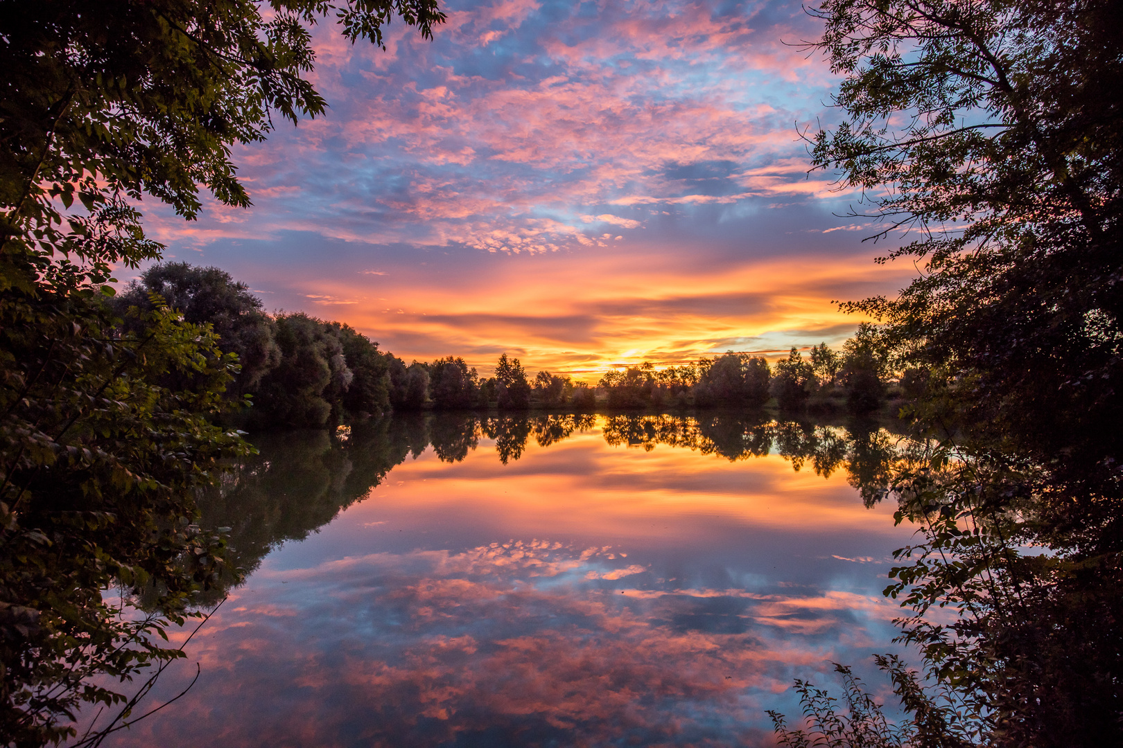 Sonnenaufgang heute morgen um 6:45 Uhr