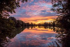 Sonnenaufgang heute morgen um 6:45 Uhr