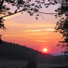 Sonnenaufgang hinter dem Dachsberg