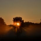 Sonnenaufgang hinter dem Schloßberg