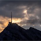 Sonnenaufgang hinter Wolken