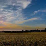 Sonnenaufgang hinterm Haus