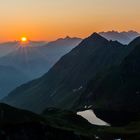 Sonnenaufgang hinterm Hochjoch..