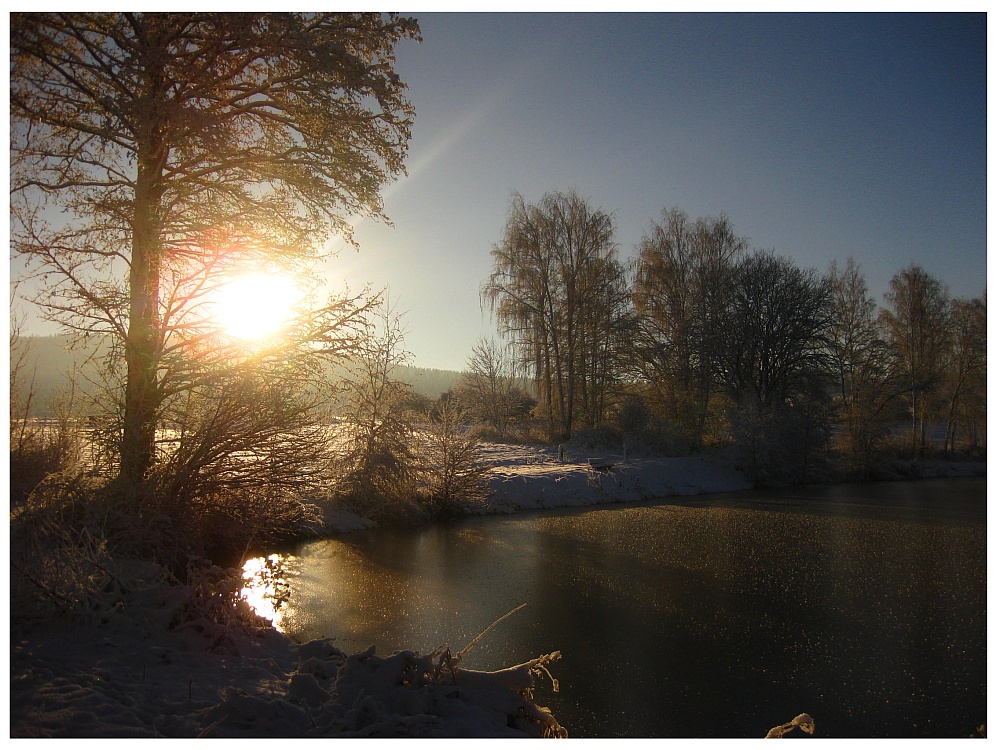 Sonnenaufgang hinterm Waldstein