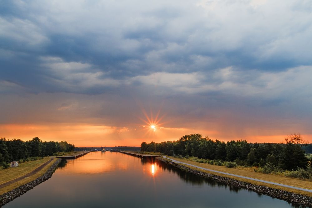 Sonnenaufgang Hohenwarthe