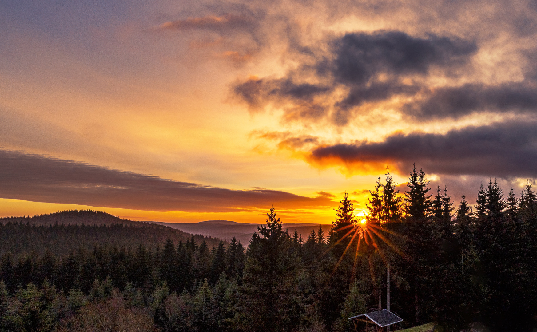 Sonnenaufgang Hotel Traumblick Oberhof