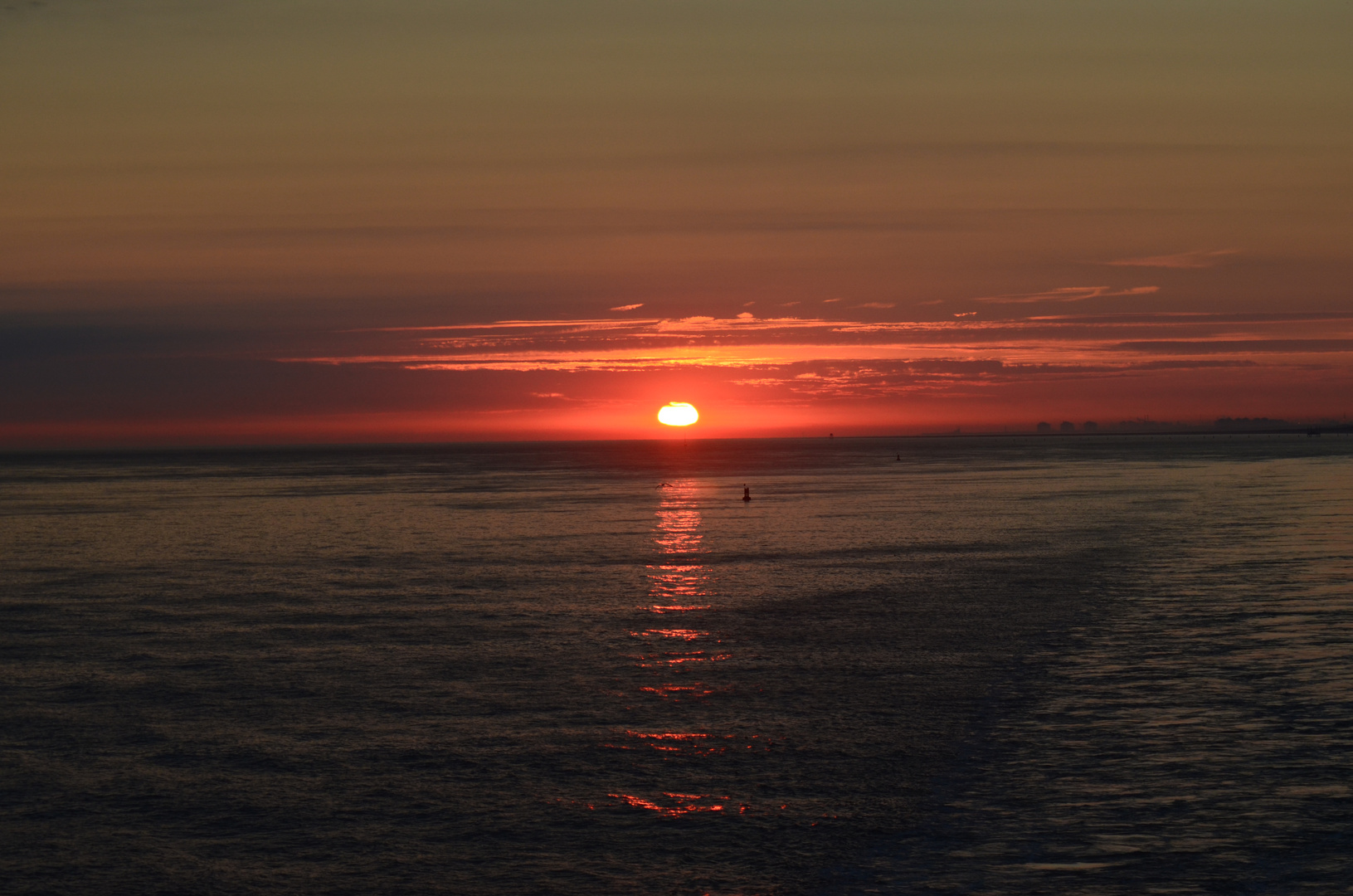 Sonnenaufgang im Ärmelkanal