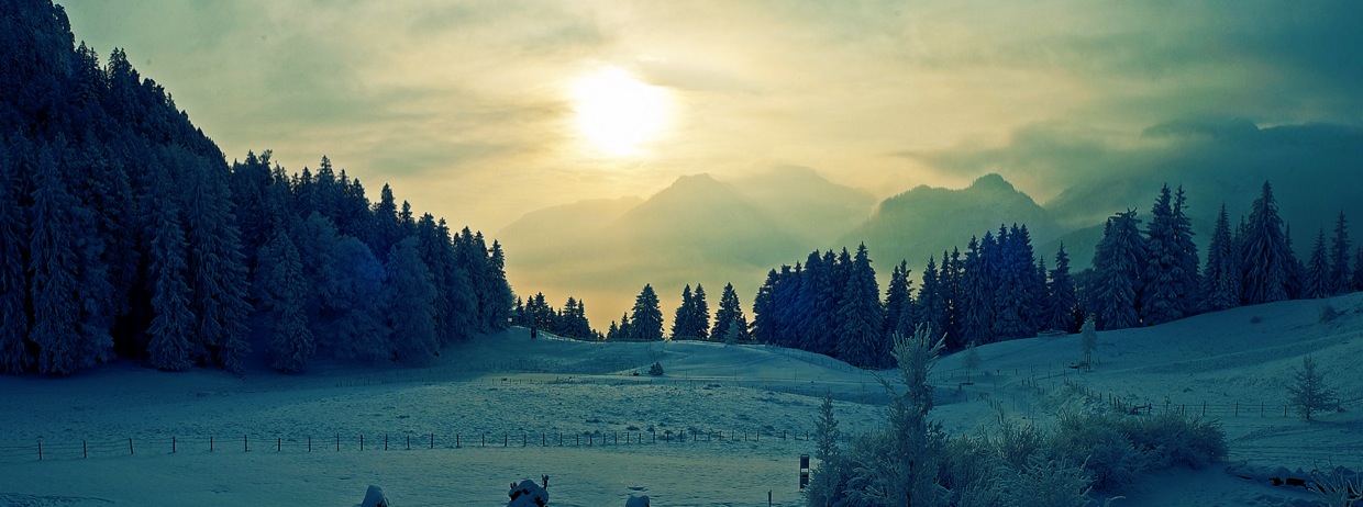 Sonnenaufgang im Allgäu