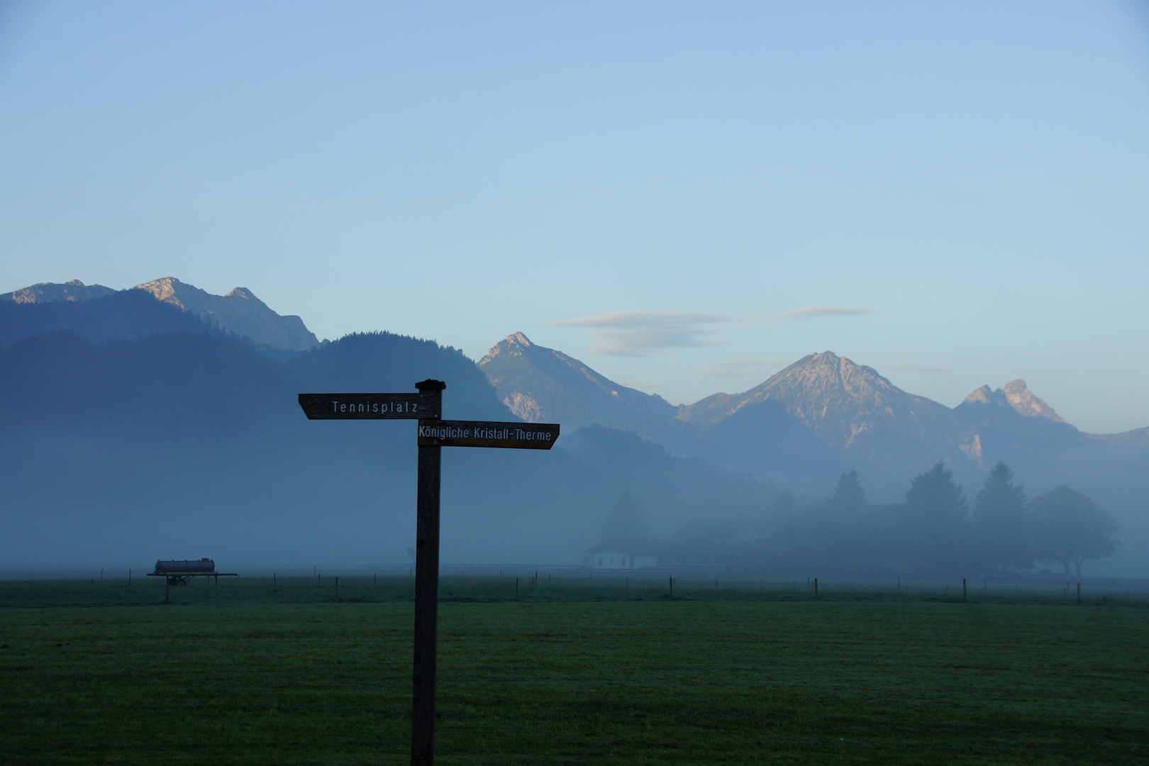 Sonnenaufgang im Allgäu