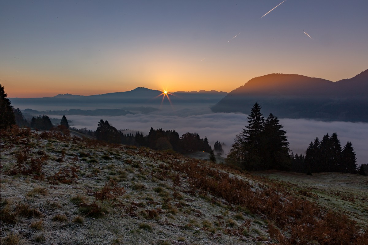 Sonnenaufgang im Allgäu