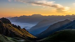 Sonnenaufgang im Allgäu