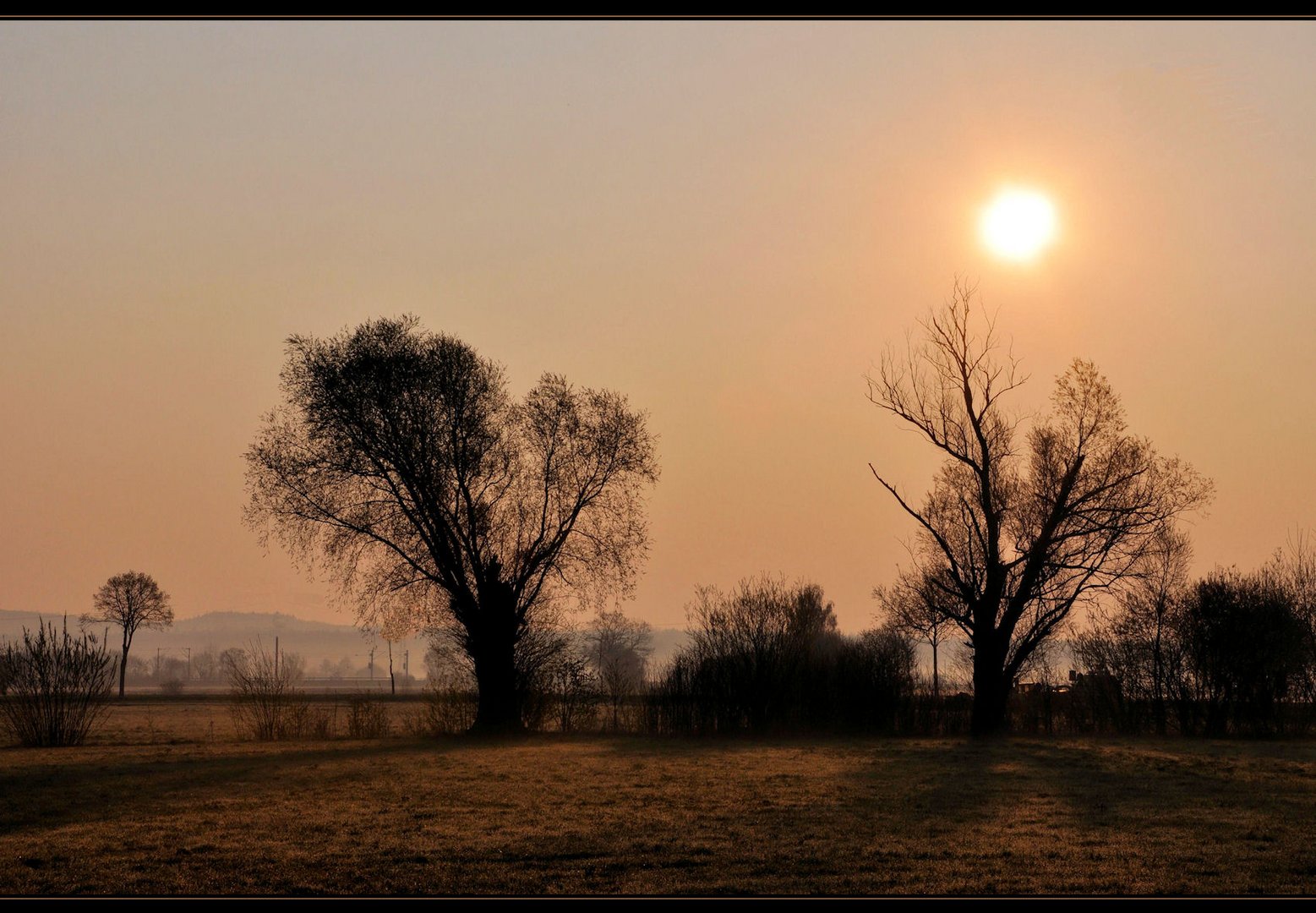 Sonnenaufgang im Altmühltal