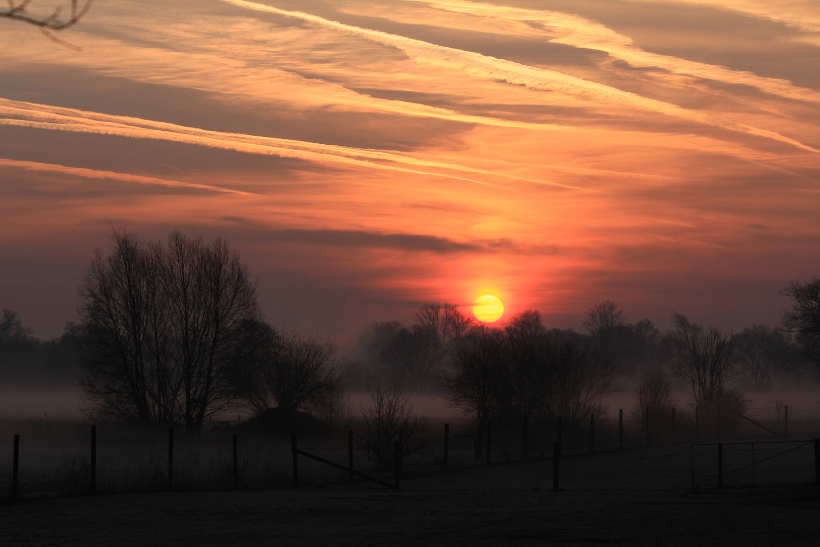 Sonnenaufgang im Ampertal