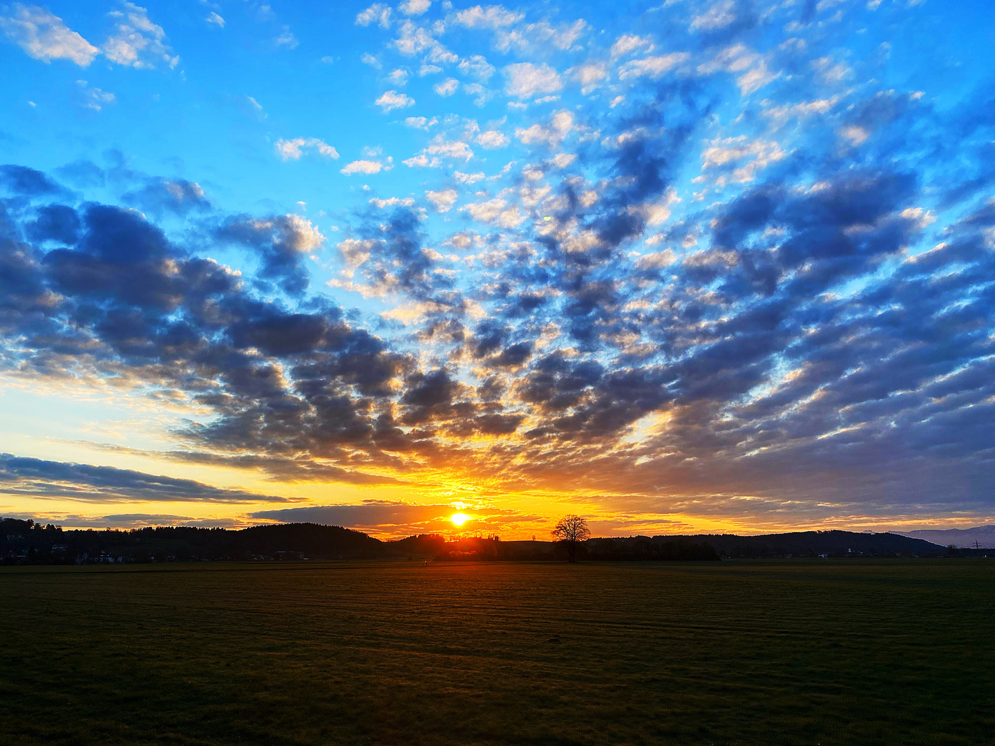 Sonnenaufgang im April 