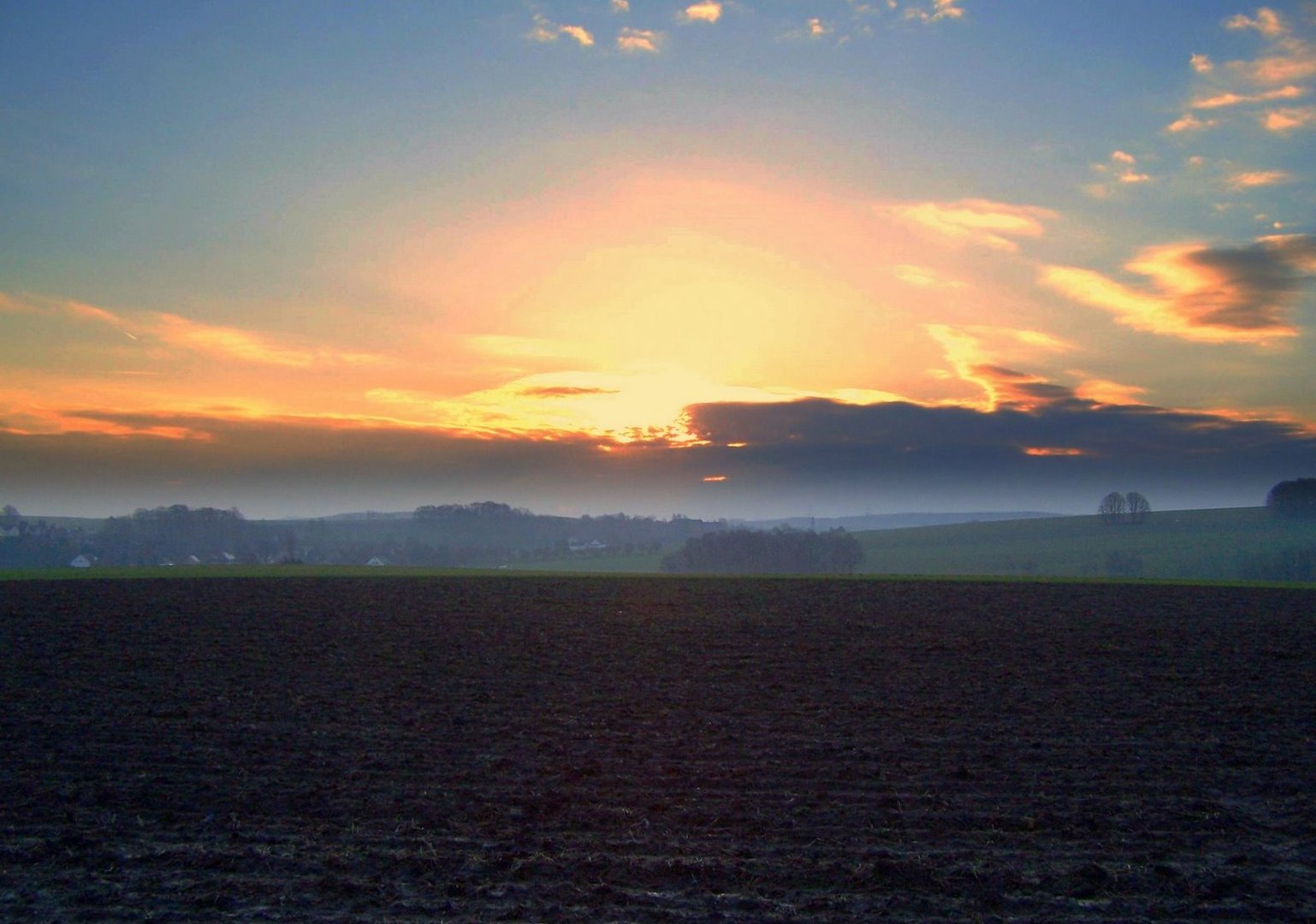 Sonnenaufgang im April 2007