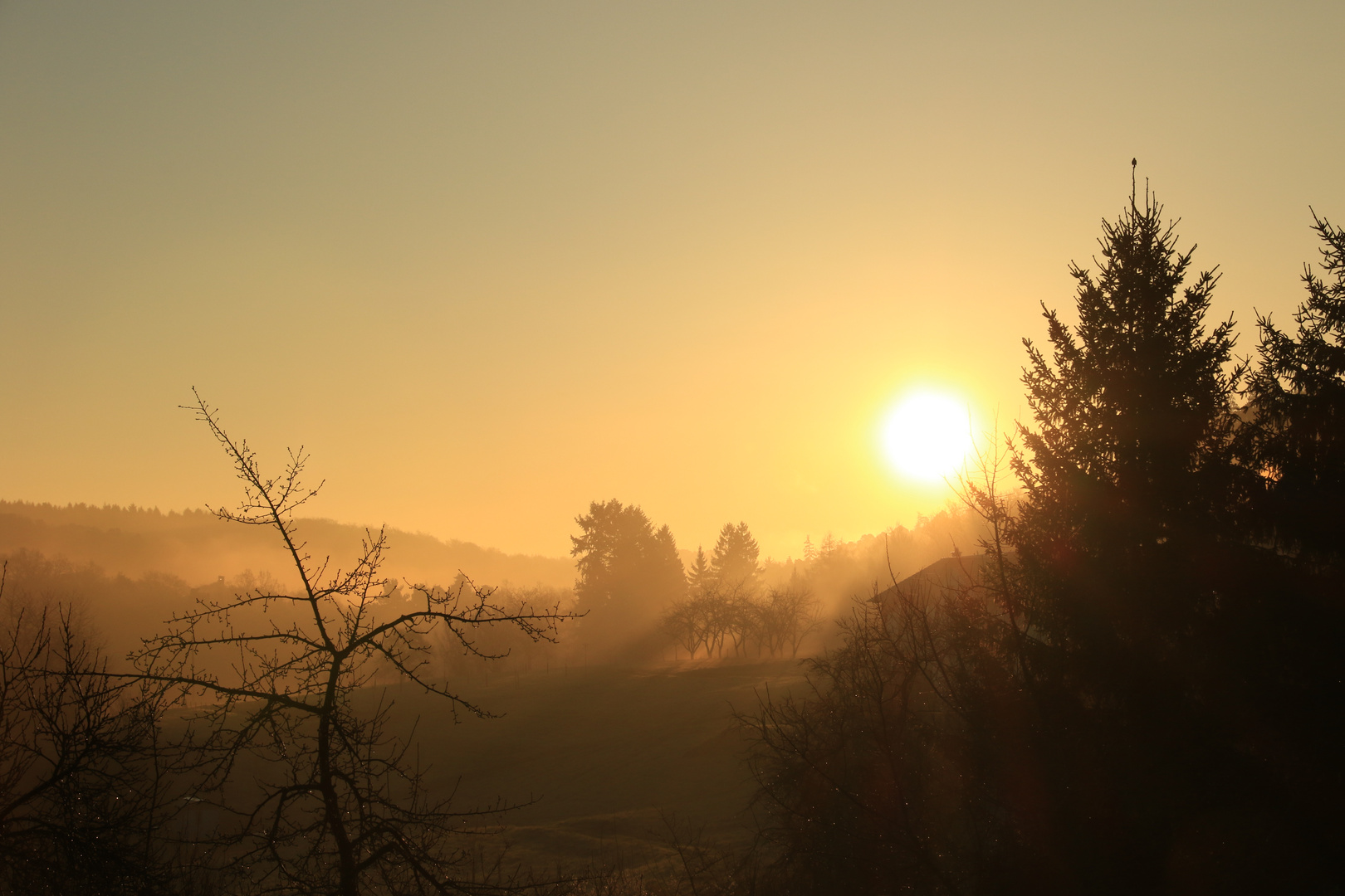 Sonnenaufgang im April