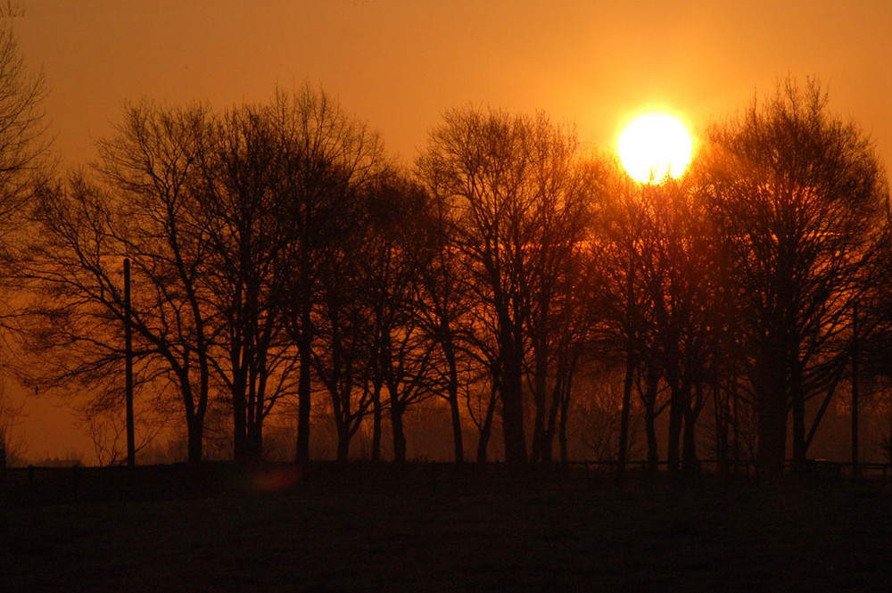 Sonnenaufgang im April