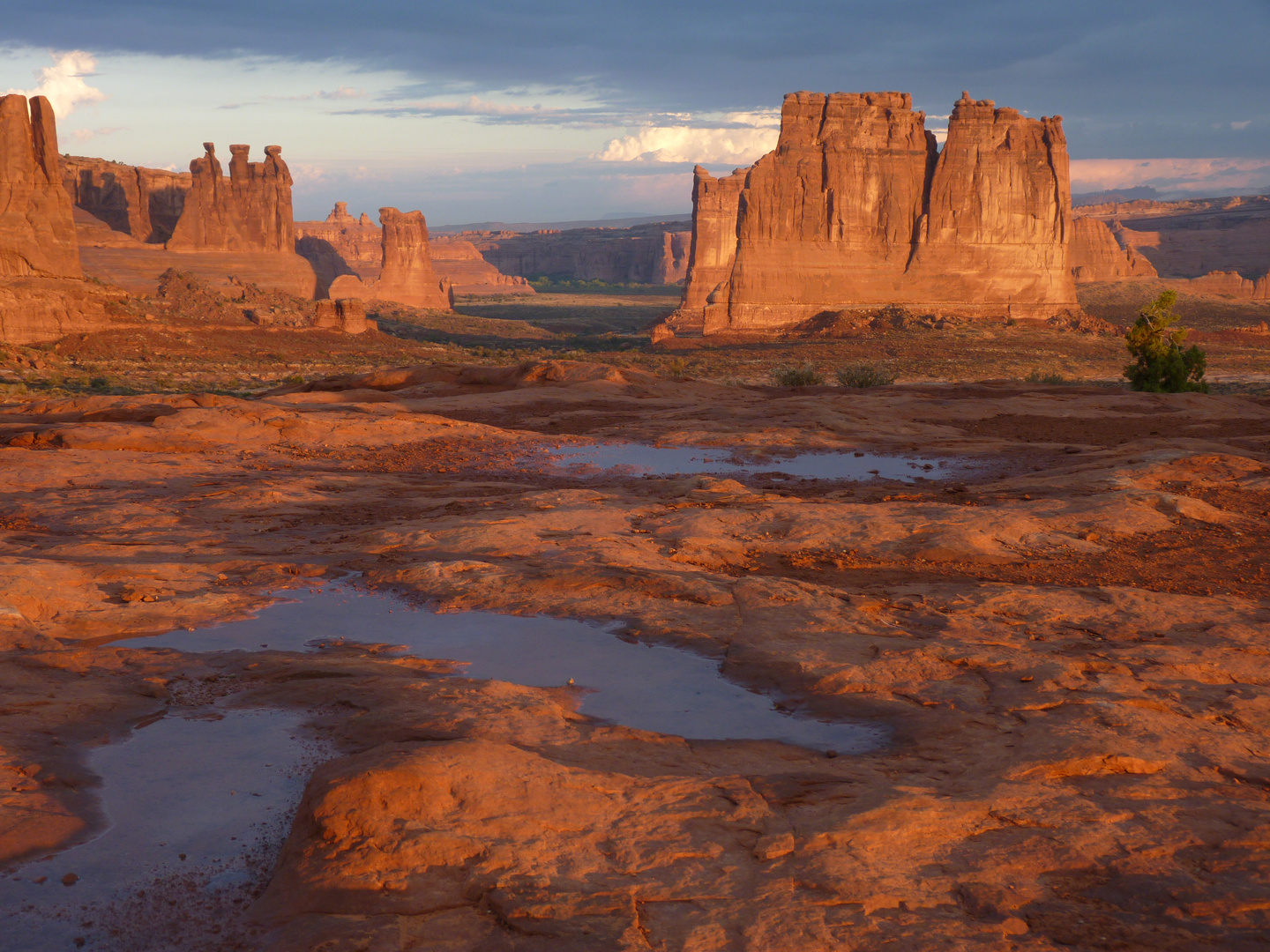 Sonnenaufgang im Arches NP