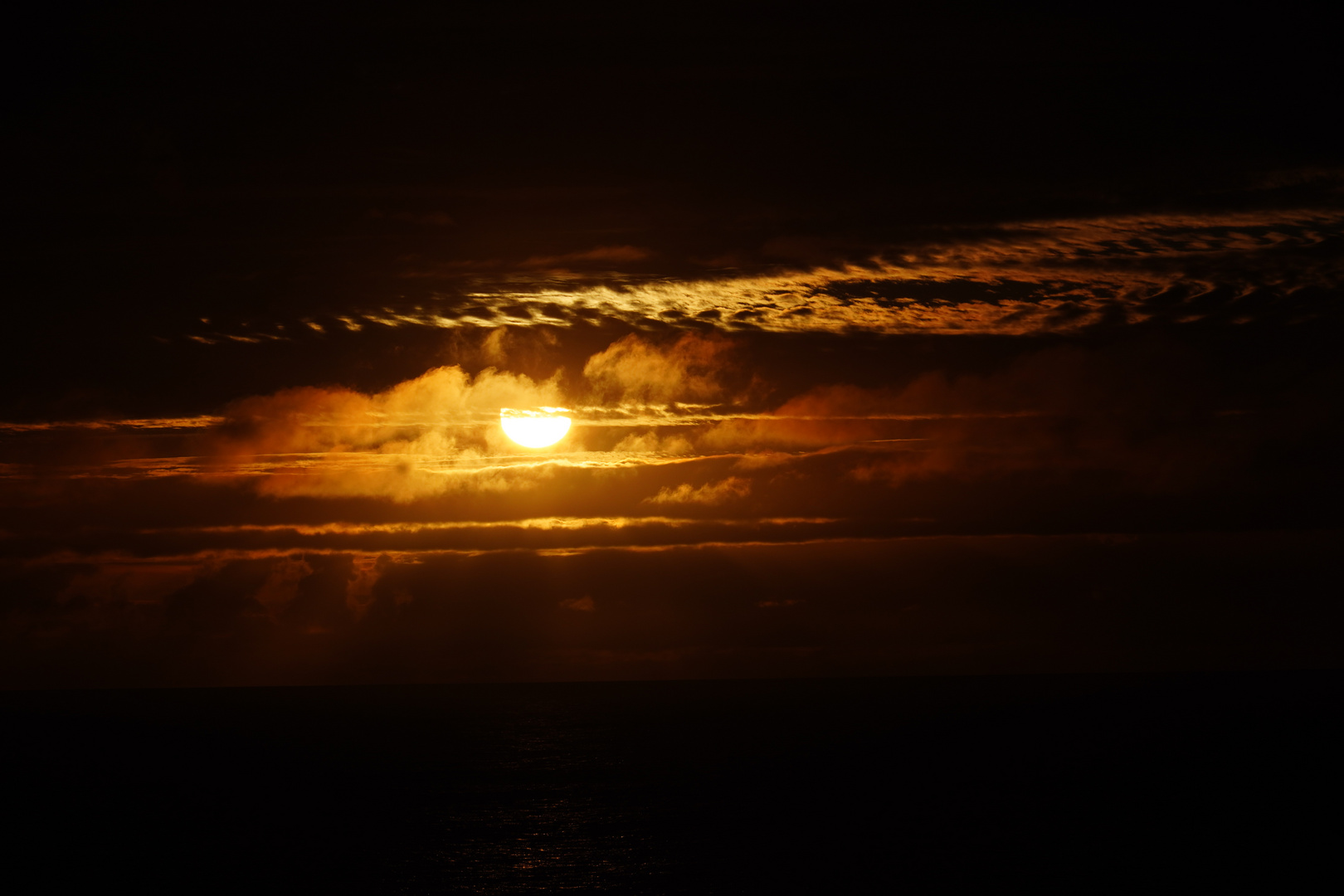 Sonnenaufgang im Atlantik