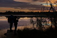 Sonnenaufgang im Bad Wurzacher Ried