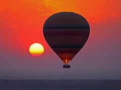 Sonnenaufgang im Ballon