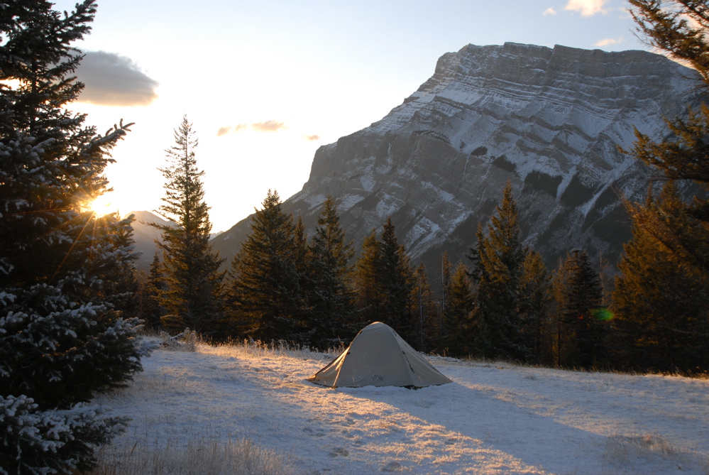 Sonnenaufgang im Banff Nationalpark, Alberta, Kanada 2007 (FSC-221)