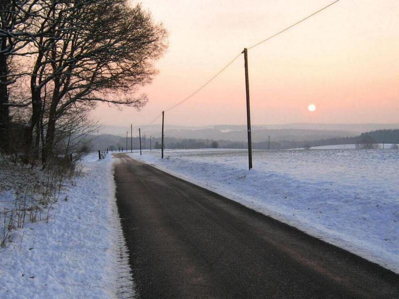 Sonnenaufgang im Bergischen...