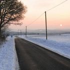 Sonnenaufgang im Bergischen...