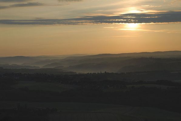 Sonnenaufgang im Bergischen Land