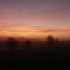 Sonnenaufgang im Bergischen Land Novemberstimmung I