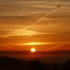 Sonnenaufgang im Bergischen Land "Novemberstimmung IV"