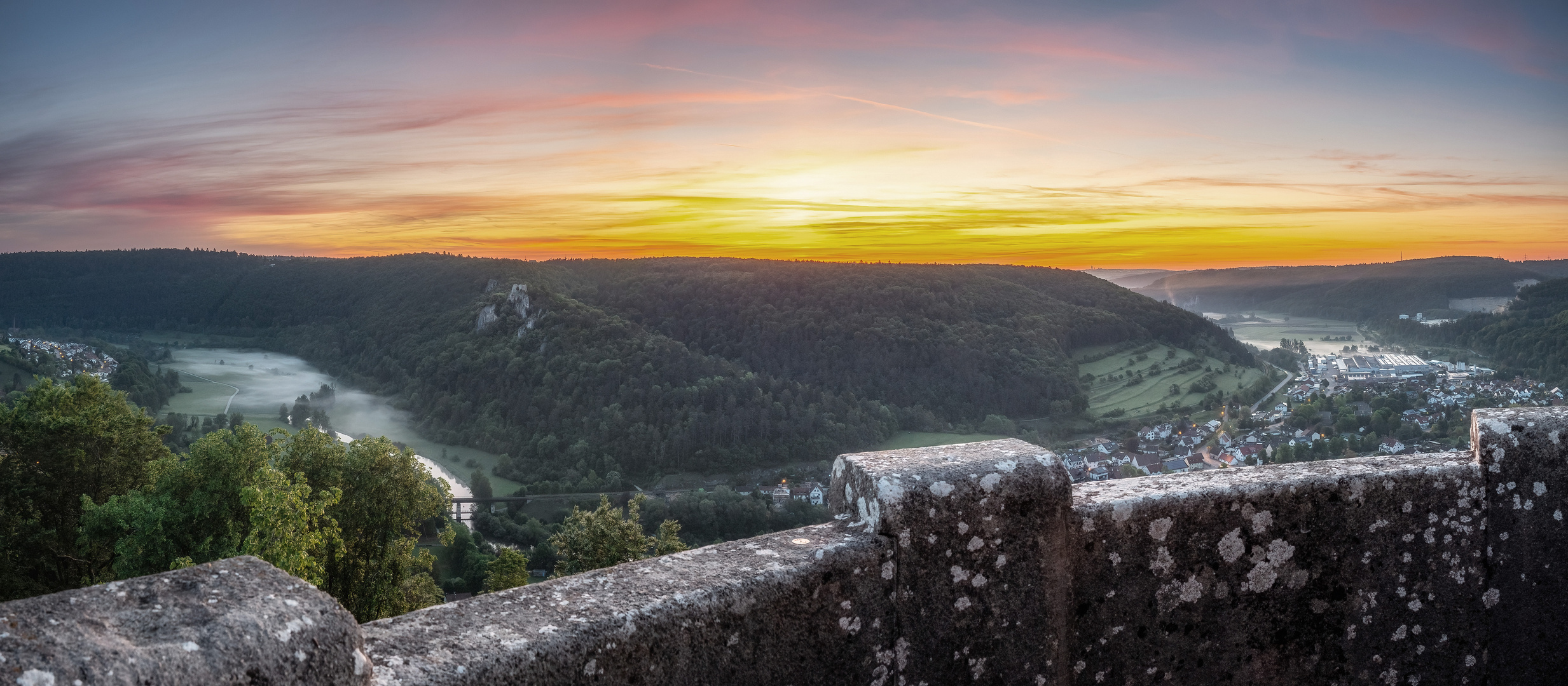 Sonnenaufgang im Blautal