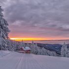 Sonnenaufgang im Böhmischen Erzgebirge