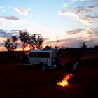 Sonnenaufgang im Bushcamp