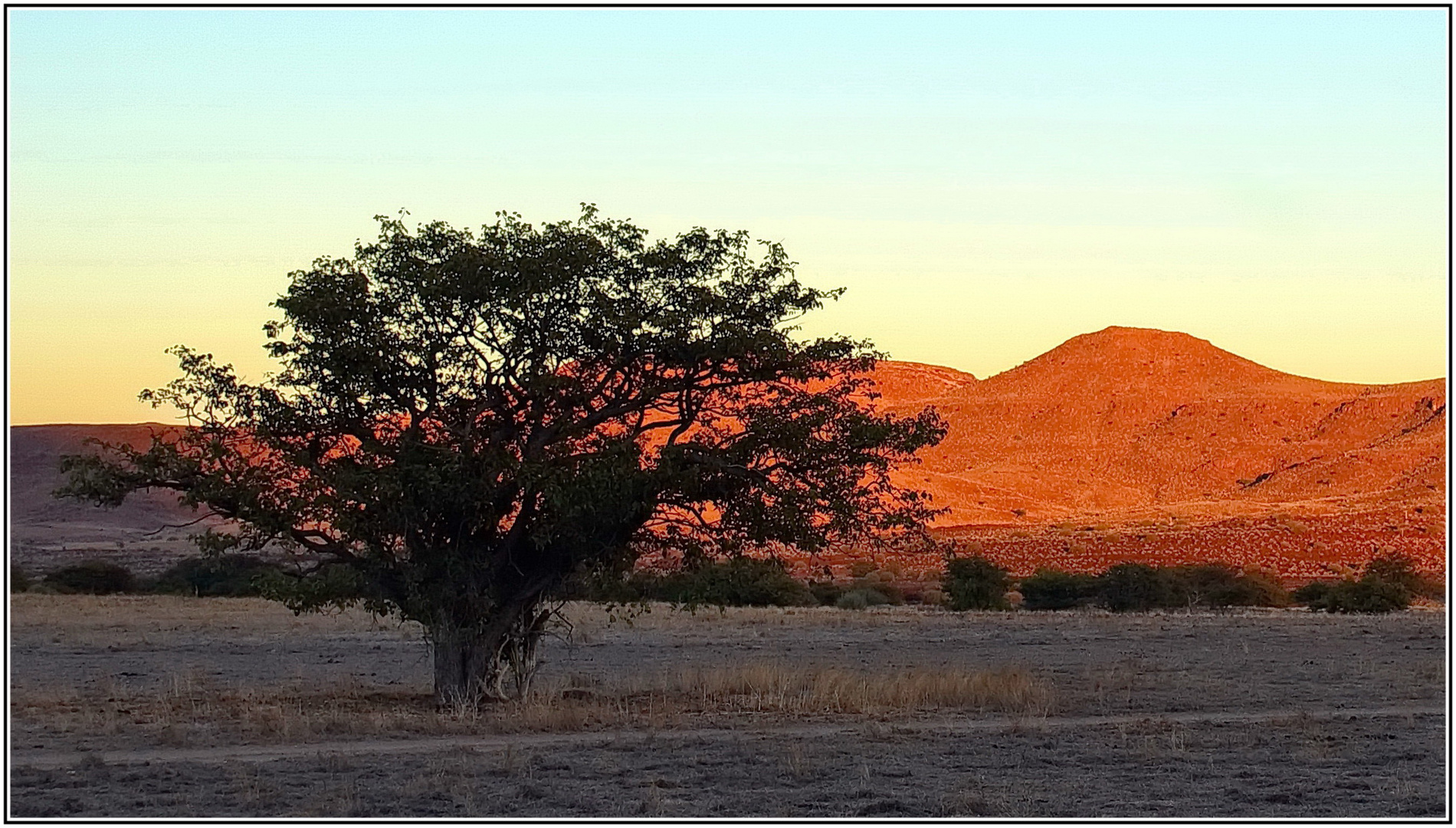 Sonnenaufgang im Damaraland