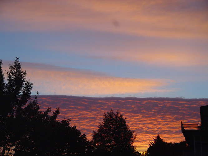 Sonnenaufgang im Dezember 2004