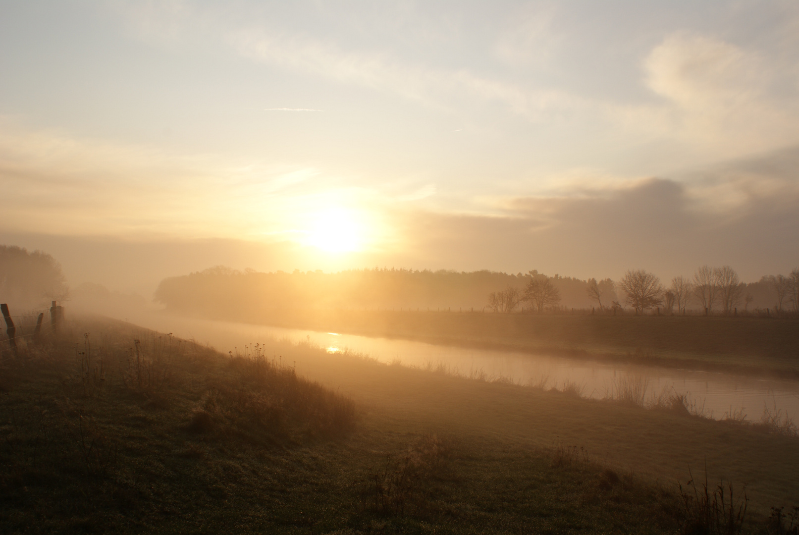 Sonnenaufgang im Dezember