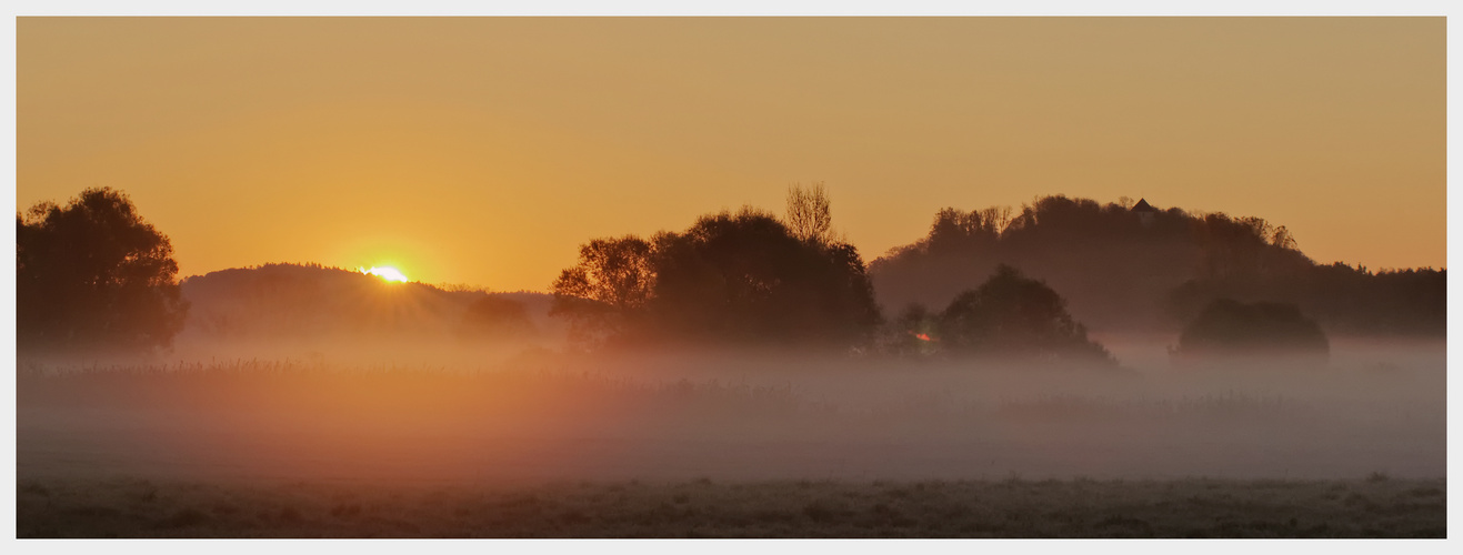 Sonnenaufgang im Donaumoos 