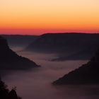 Sonnenaufgang im Donautal