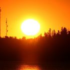 Sonnenaufgang im Elk Island Park