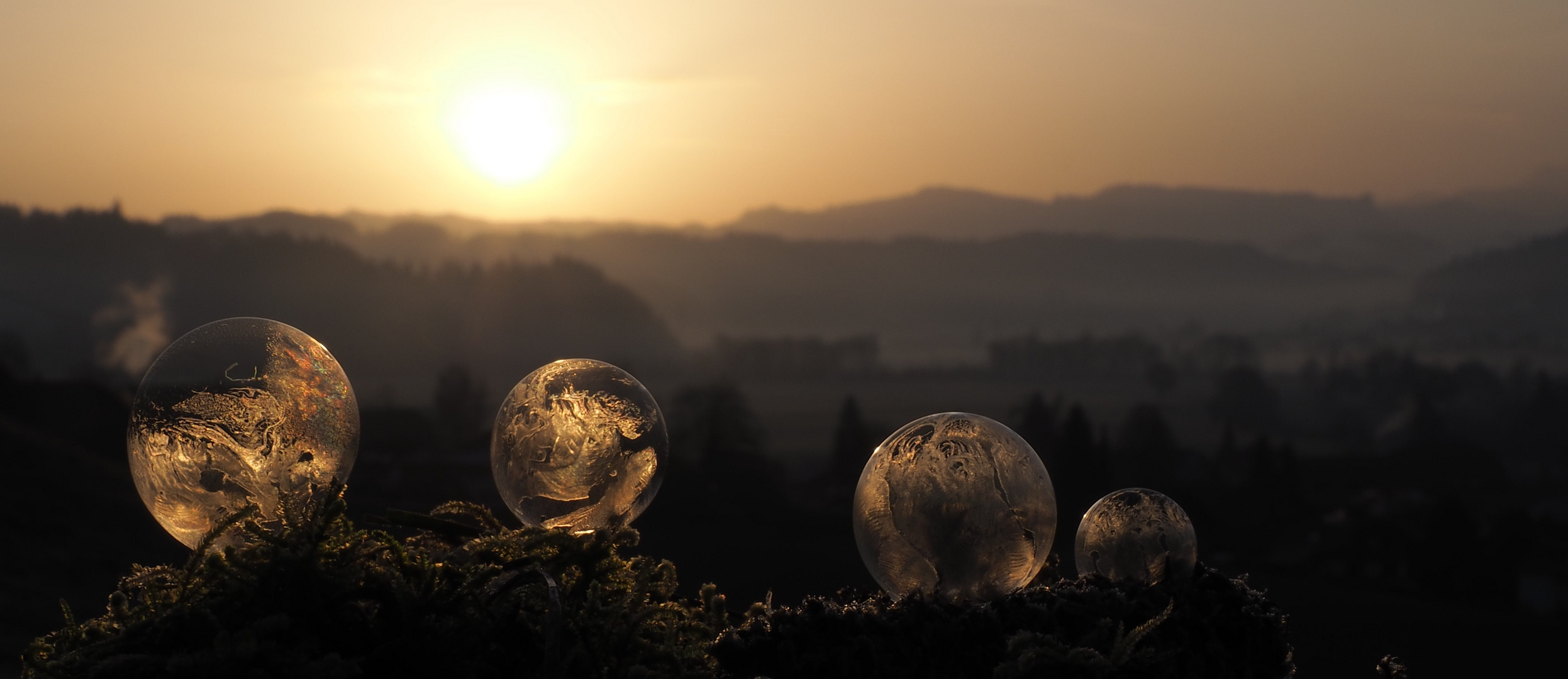 Sonnenaufgang im Emmental