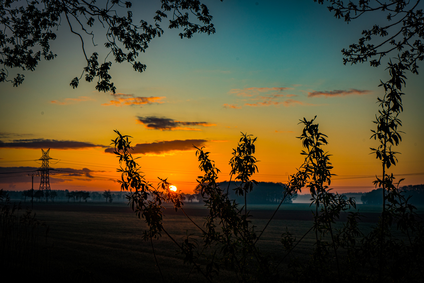 Sonnenaufgang im Emsland