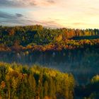 Sonnenaufgang im Erzgebirge