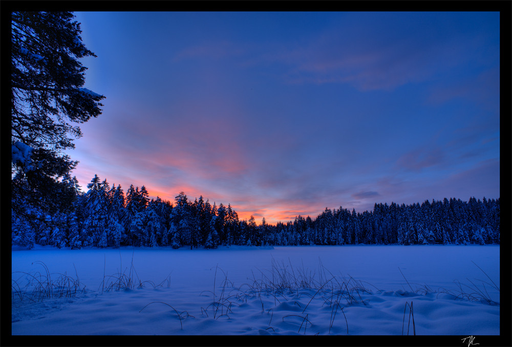 Sonnenaufgang im Etang