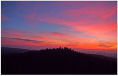 Sonnenaufgang im Fichtelgebirge