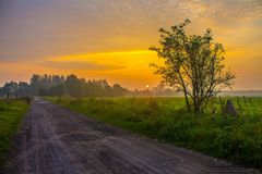 Sonnenaufgang im Fiener Bruch