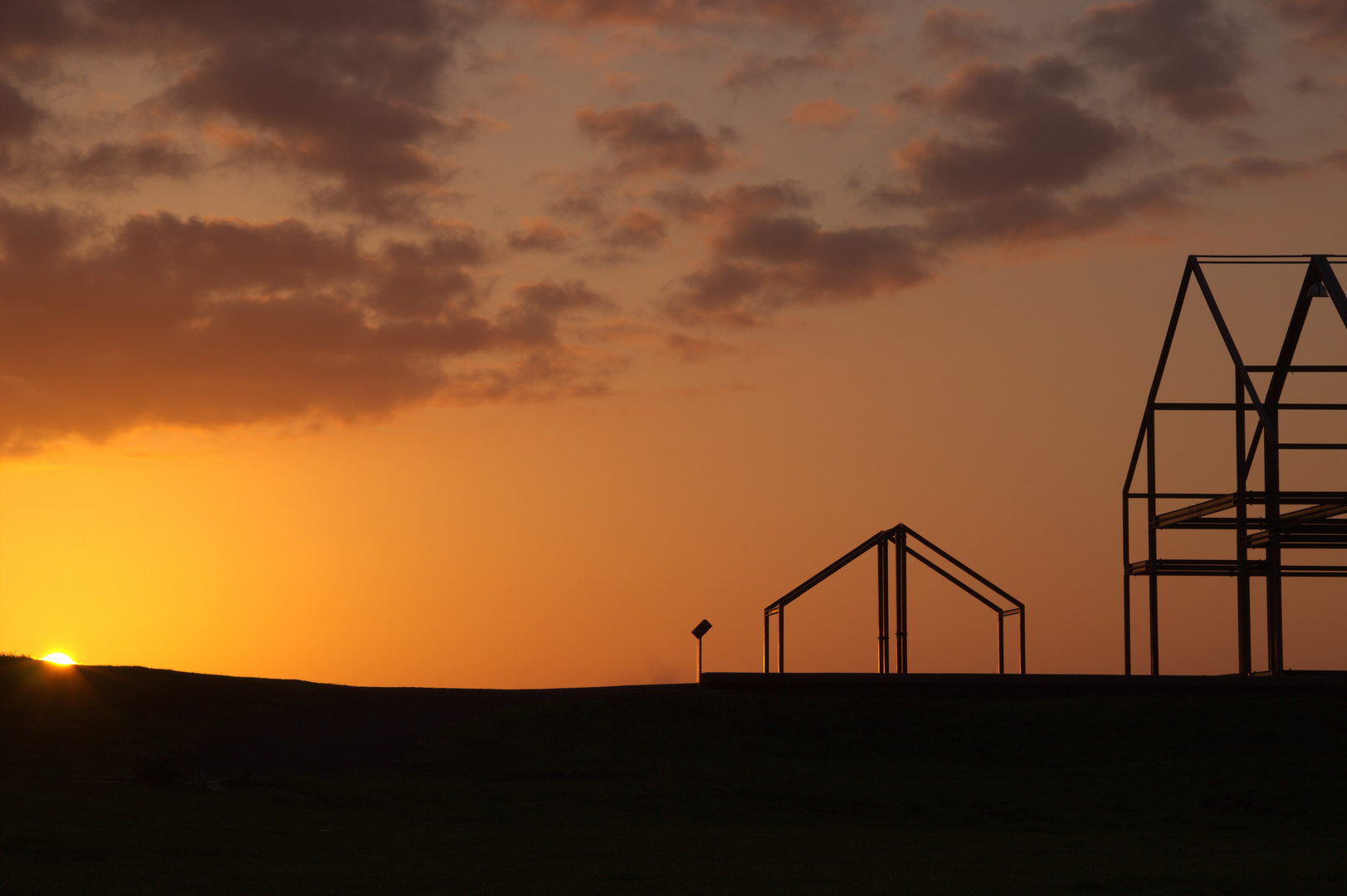 Sonnenaufgang im Frühjahr